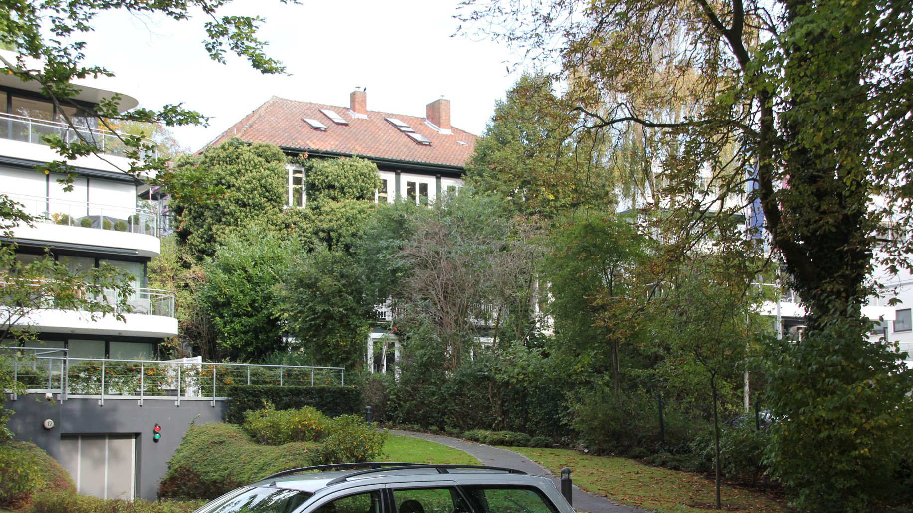 Sanierung der Stadtvilla Lorentzendamm 16 in Kiel, Außenansicht